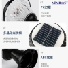 NEWDAYS brand's new cross-border integrated solar LED column head lamp, outdoor waterproof wall lamp, garden lamp, high-brightness light-controlled sensor landscape lamp, solar lamp and street lamp details Picture